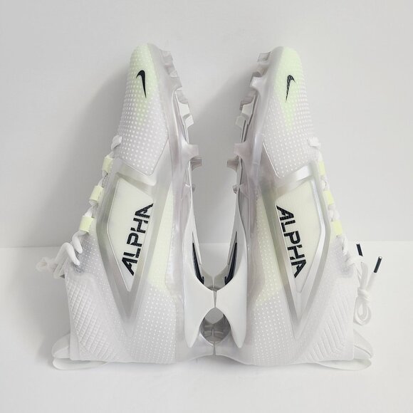 NEW Nike Alpha Menace 4 Elite Football Cleats FD7036-100 Size 13 White main image 5